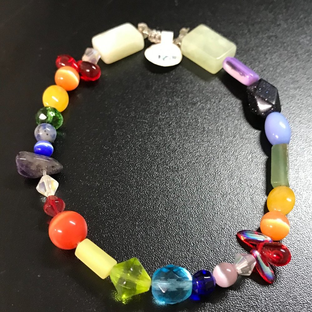 10" Chakra Multi-Stone Anklet